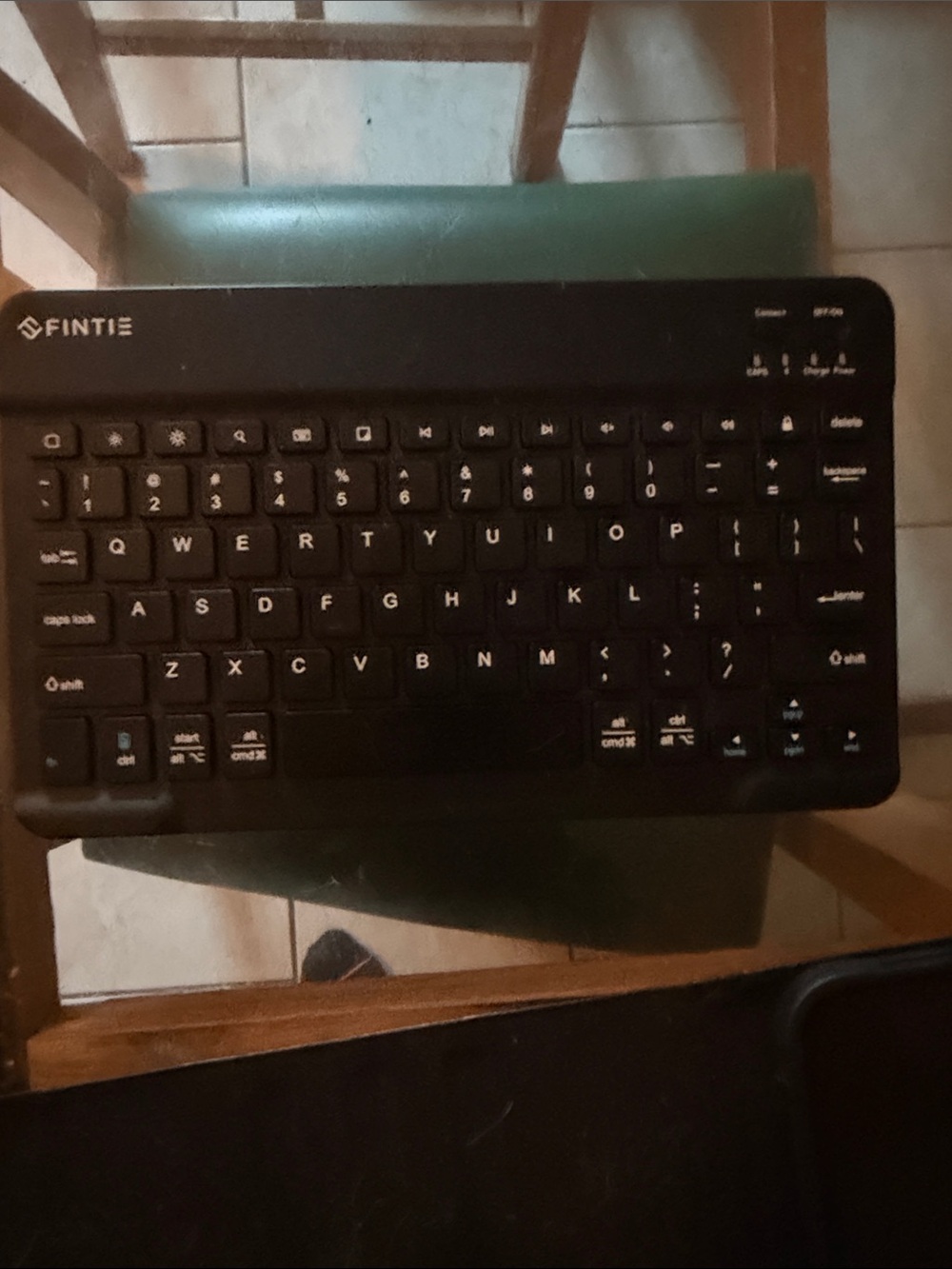 Black Bluetooth Keyboard Case - Compact Wireless Keyboard